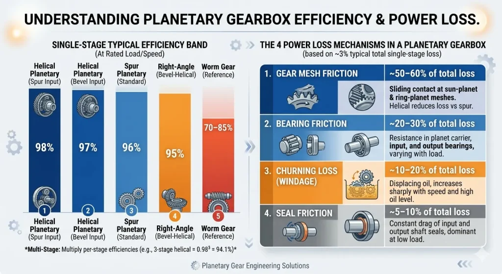 Planetary Gearbox Efficiency