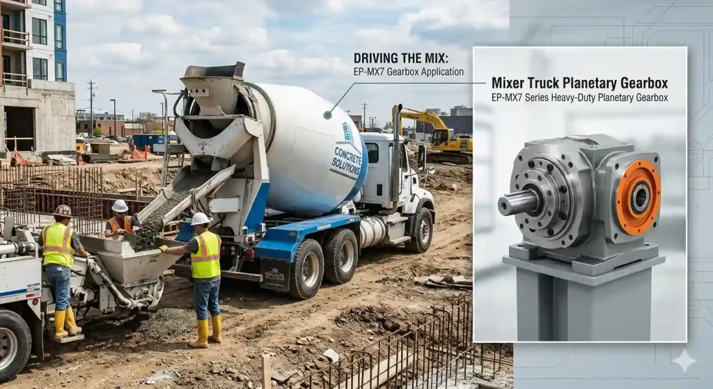 mixer truck planetary gearbox