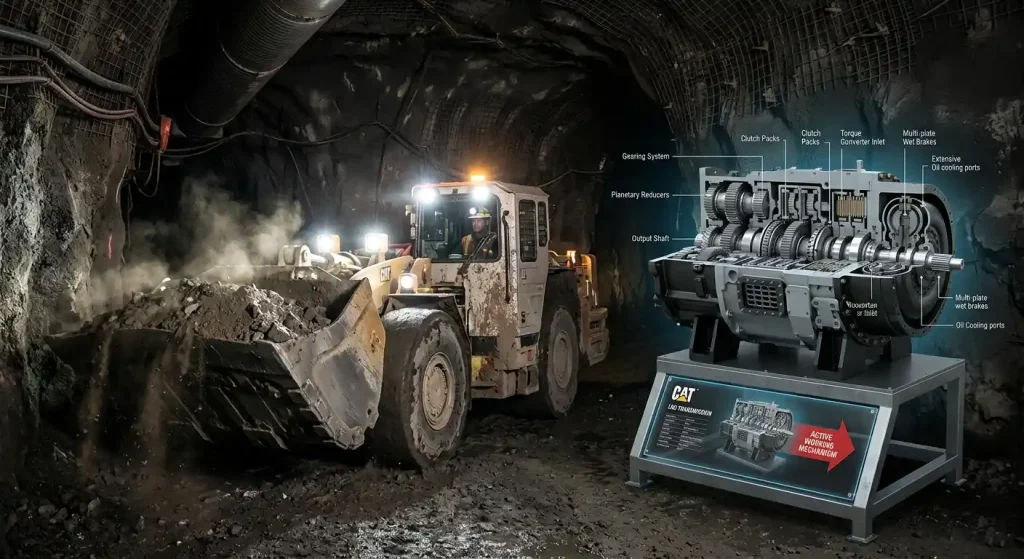 underground LHD gearbox